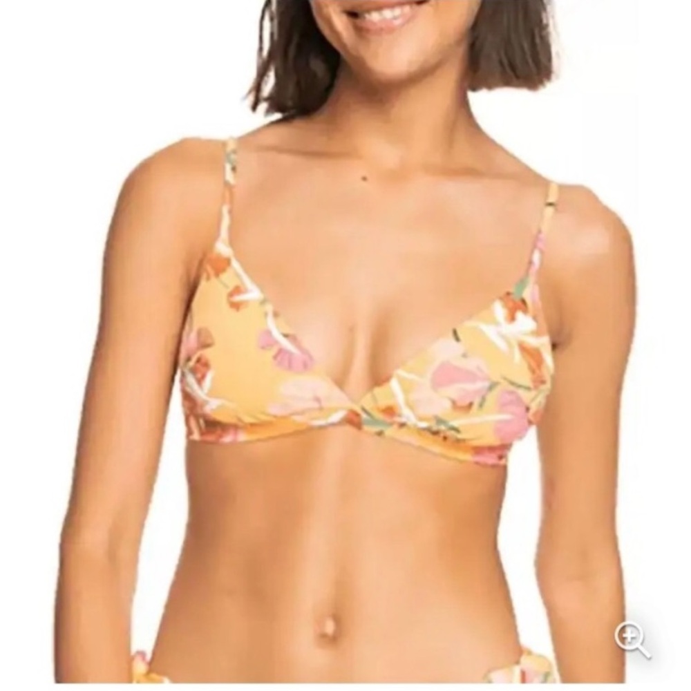 NWT Roxy Printed Beach Classics Fixed
Triangle Bikini Top
